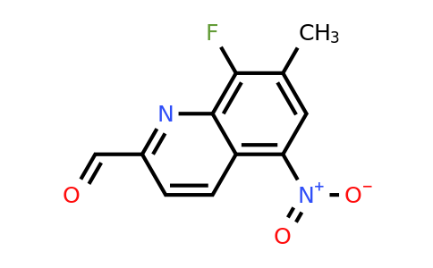 CAS 1420794-31-5 | 8-Fluoro-7-methyl-5-nitroquinoline-2-carbaldehyde