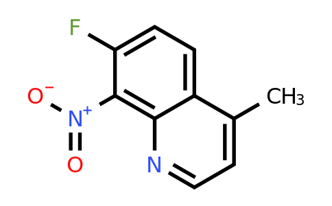 CAS 1420794-47-3 | 7-Fluoro-4-methyl-8-nitroquinoline