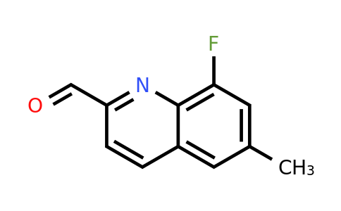 CAS 1420794-53-1 | 8-Fluoro-6-methylquinoline-2-carbaldehyde