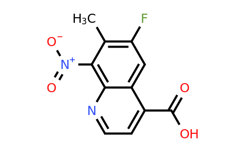 CAS 1420794-55-3 | 6-Fluoro-7-methyl-8-nitroquinoline-4-carboxylic acid