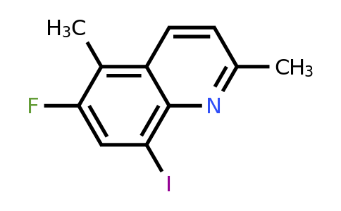 CAS 1420795-05-6 | 6-Fluoro-8-iodo-2,5-dimethylquinoline