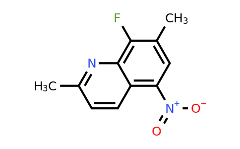 CAS 1420800-10-7 | 8-Fluoro-2,7-dimethyl-5-nitroquinoline