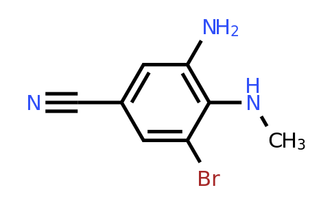 CAS 1420800-20-9 | 3-Amino-5-bromo-4-(methylamino)benzonitrile
