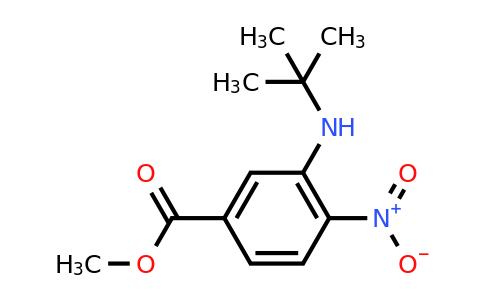 CAS 1420800-35-6 | Methyl 3-(t-butylamino)-4-nitrobenzoate