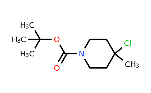 CAS 1420801-55-3 | tert-butyl 4-chloro-4-methyl-piperidine-1-carboxylate