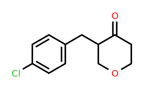 CAS 1420816-91-6 | 3-(4-chlorobenzyl)tetrahydro-4H-pyran-4-one