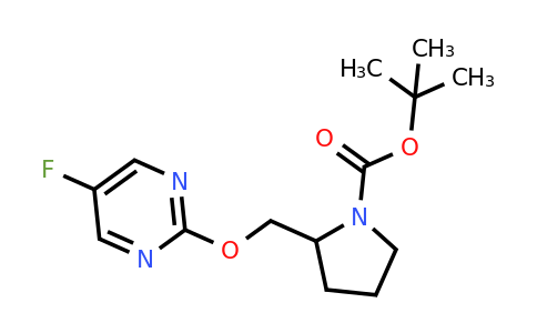 CAS 1420870-64-9 | tert-Butyl 2-(((5-fluoropyrimidin-2-yl)oxy)methyl)pyrrolidine-1-carboxylate
