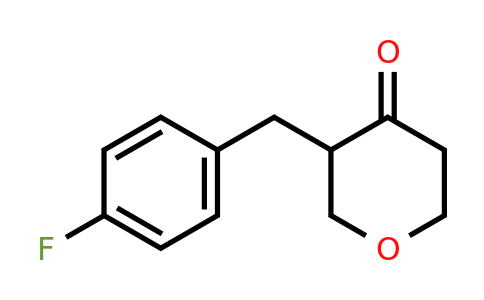 CAS 1420889-51-5 | 3-(4-fluorobenzyl)tetrahydro-4H-pyran-4-one