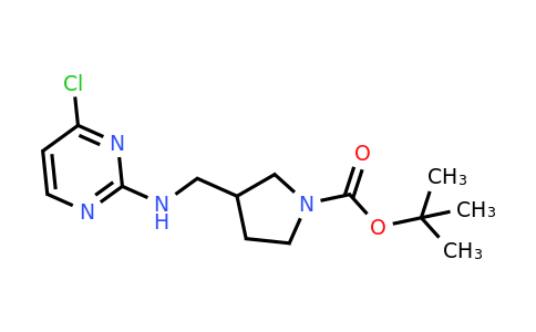CAS 1420962-79-3 | tert-Butyl 3-(((4-chloropyrimidin-2-yl)amino)methyl)pyrrolidine-1-carboxylate