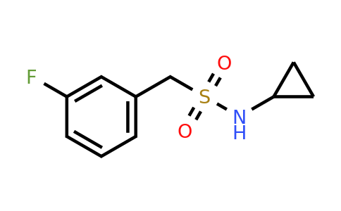 CAS 1420987-44-5 | N-Cyclopropyl-1-(3-fluorophenyl)methanesulfonamide
