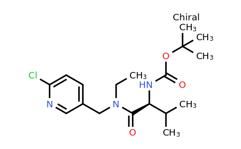 CAS 1421020-30-5 | (S)-tert-Butyl (1-(((6-chloropyridin-3-yl)methyl)(ethyl)amino)-3-methyl-1-oxobutan-2-yl)carbamate