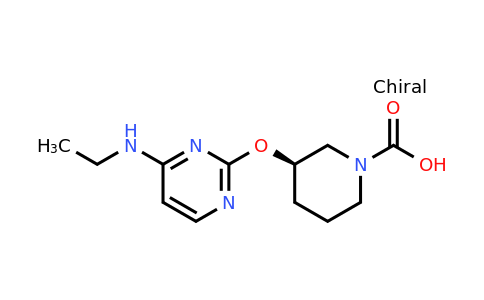 CAS 1421020-83-8 | (R)-3-((4-(Ethylamino)pyrimidin-2-yl)oxy)piperidine-1-carboxylic acid