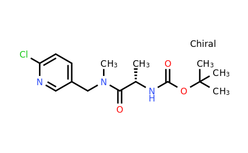 CAS 1421033-13-7 | (S)-tert-Butyl (1-(((6-chloropyridin-3-yl)methyl)(methyl)amino)-1-oxopropan-2-yl)carbamate
