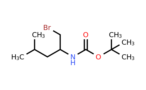 CAS 142121-32-2 | tert-Butyl (1-bromo-4-methylpentan-2-yl)carbamate