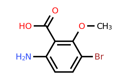 CAS 1421311-95-6 | 6-Amino-3-bromo-2-methoxybenzoic acid