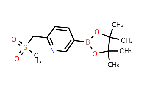 CAS 1421341-29-8 | 2-(methanesulfonylmethyl)-5-(tetramethyl-1,3,2-dioxaborolan-2-yl)pyridine