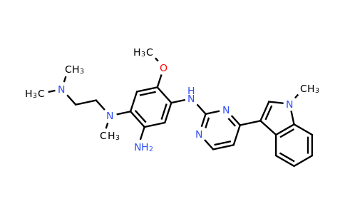 CAS 1421372-66-8 | N1-[2-(dimethylamino)ethyl]-5-methoxy-N1-methyl-N4-[4-(1-methyl-1H-indol-3-yl)pyrimidin-2-yl]benzene-1,2,4-triamine