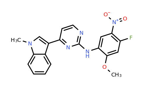 CAS 1421372-94-2 | N-(4-fluoro-2-methoxy-5-nitrophenyl)-4-(1-methyl-1H-indol-3-yl)pyrimidin-2-amine