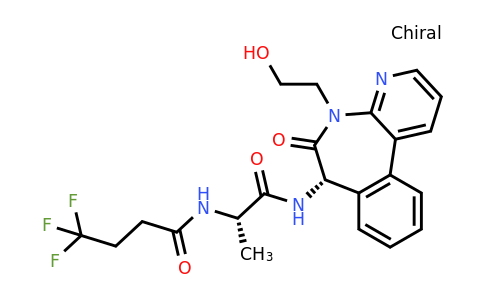 CAS 1421438-81-4 | butanamide, n-[(1s)-2-[[(7s)-6,7-dihydro-5-(2-hydroxyethyl)-6-oxo-5h-pyrido[3,2-a][3]benzazepin-7-yl]amino]-1-methyl-2-oxoethyl]-4,4,4-trifluoro-