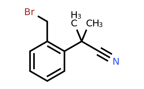 CAS 1421601-14-0 | 2-[2-(bromomethyl)phenyl]-2-methylpropanenitrile