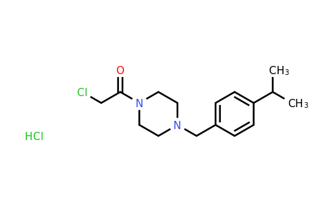 CAS 1421601-30-0 | 2-chloro-1-(4-{[4-(propan-2-yl)phenyl]methyl}piperazin-1-yl)ethan-1-one hydrochloride