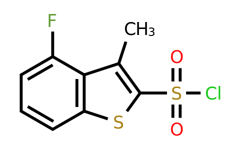 CAS 1421601-66-2 | 4-fluoro-3-methyl-1-benzothiophene-2-sulfonyl chloride