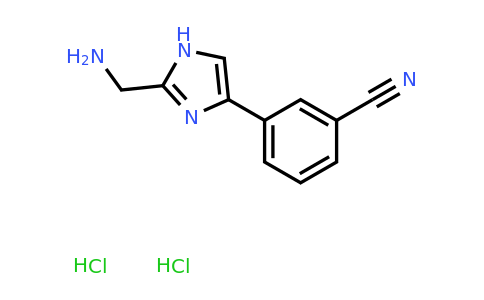 CAS 1421601-94-6 | 3-[2-(aminomethyl)-1H-imidazol-4-yl]benzonitrile dihydrochloride