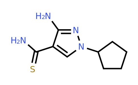 CAS 1421602-06-3 | 3-amino-1-cyclopentyl-1H-pyrazole-4-carbothioamide