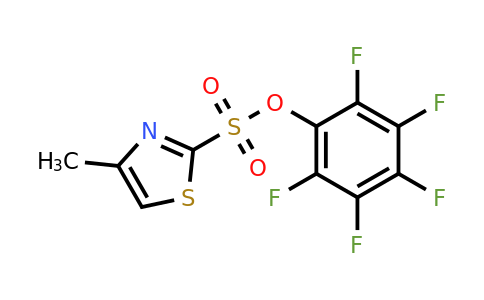 CAS 1421602-12-1 | 2,3,4,5,6-pentafluorophenyl 4-methyl-1,3-thiazole-2-sulfonate