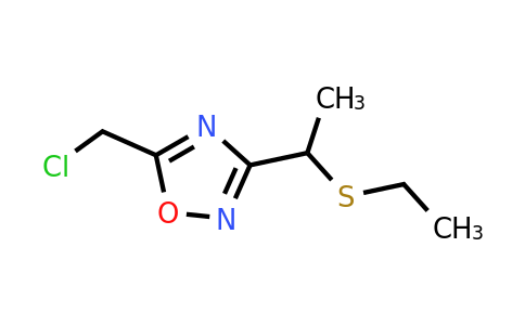 CAS 1421602-63-2 | 5-(chloromethyl)-3-[1-(ethylsulfanyl)ethyl]-1,2,4-oxadiazole
