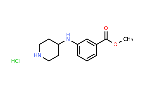 CAS 1421603-52-2 | methyl 3-[(piperidin-4-yl)amino]benzoate hydrochloride