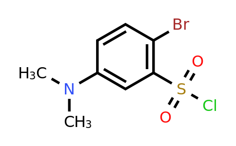 CAS 1421603-53-3 | 2-bromo-5-(dimethylamino)benzene-1-sulfonyl chloride