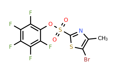 CAS 1421605-11-9 | 2,3,4,5,6-pentafluorophenyl 5-bromo-4-methyl-1,3-thiazole-2-sulfonate