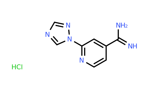 CAS 1421606-01-0 | 2-(1H-1,2,4-triazol-1-yl)pyridine-4-carboximidamide hydrochloride