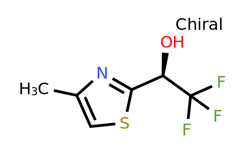 CAS 1421607-35-3 | (1S)-2,2,2-trifluoro-1-(4-methyl-1,3-thiazol-2-yl)ethan-1-ol