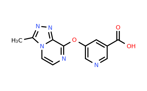 CAS 1421662-49-8 | 5-[(3-methyl-[1,2,4]triazolo[4,3-a]pyrazin-8-yl)oxy]pyridine-3-carboxylic acid