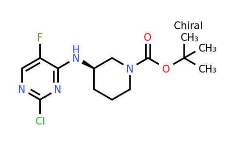 CAS 1421757-69-8 | tert-butyl (3R)-3-[(2-chloro-5-fluoropyrimidin-4-yl)amino]piperidine-1-carboxylate