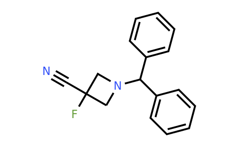 CAS 1421920-56-0 | 1-(diphenylmethyl)-3-fluoroazetidine-3-carbonitrile