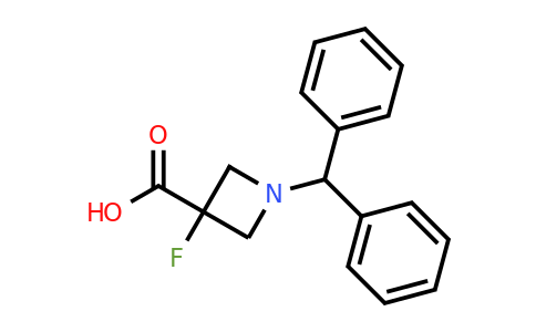CAS 1421920-59-3 | 1-(diphenylmethyl)-3-fluoroazetidine-3-carboxylic acid