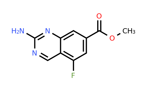 CAS 1422188-61-1 | methyl 2-amino-5-fluoroquinazoline-7-carboxylate