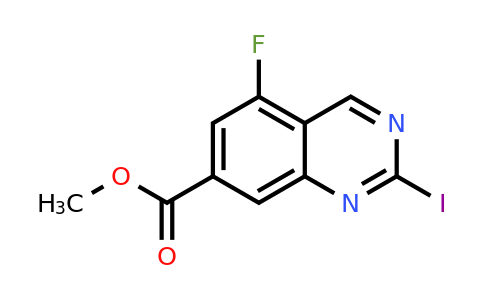CAS 1422188-62-2 | methyl 5-fluoro-2-iodoquinazoline-7-carboxylate