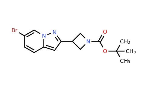 CAS 1422344-30-6 | tert-Butyl 3-(6-bromopyrazolo[1,5-a]pyridin-2-yl)azetidine-1-carboxylate