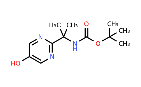 CAS 1422344-40-8 | tert-Butyl (2-(5-hydroxypyrimidin-2-yl)propan-2-yl)carbamate