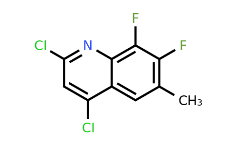 CAS 1422496-23-8 | 2,4-Dichloro-7,8-difluoro-6-methylquinoline