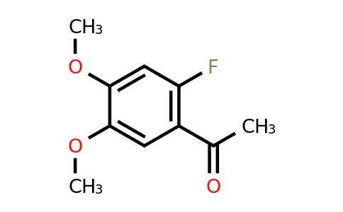 CAS 142265-69-8 | 1-(2-Fluoro-4,5-dimethoxyphenyl)ethanone