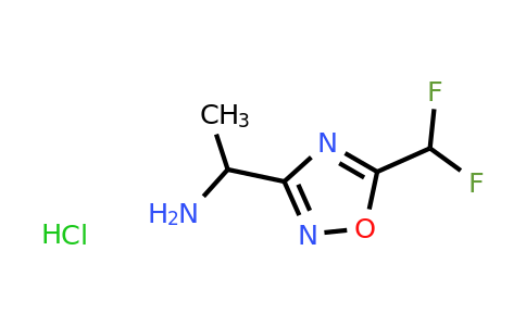 CAS 1423023-87-3 | 1-[5-(difluoromethyl)-1,2,4-oxadiazol-3-yl]ethan-1-amine hydrochloride