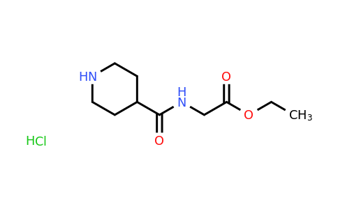 CAS 1423023-98-6 | ethyl 2-[(piperidin-4-yl)formamido]acetate hydrochloride