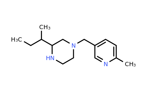 3-(butan-2-yl)-1-[(6-methylpyridin-3-yl)methyl]piperazine