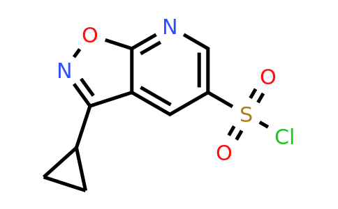 CAS 1423024-24-1 | 3-cyclopropyl-[1,2]oxazolo[5,4-b]pyridine-5-sulfonyl chloride