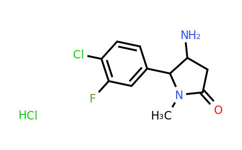 CAS 1423024-58-1 | 4-amino-5-(4-chloro-3-fluorophenyl)-1-methylpyrrolidin-2-one hydrochloride